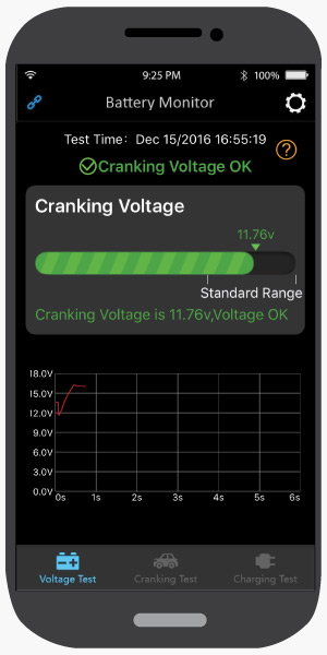 Cranking Test, Antigravity Battery Tracker Bluetooth App