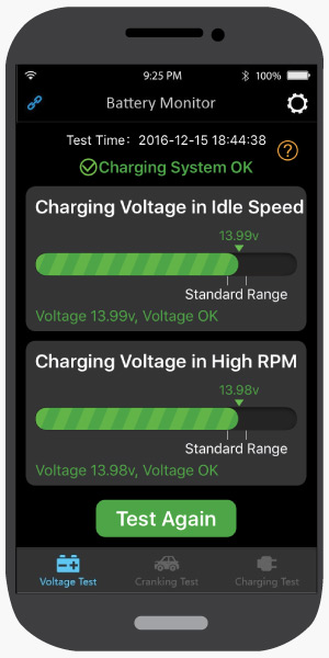 Charging Test, Antigravity Battery Tracker Bluetooth App