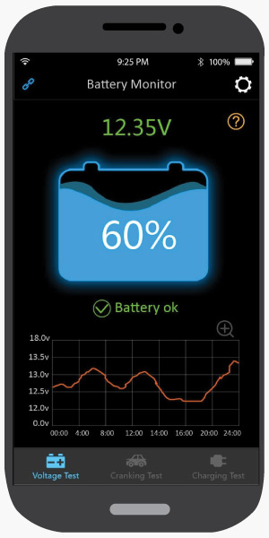 Voltage Test, Antigravity Battery Tracker Bluetooth App